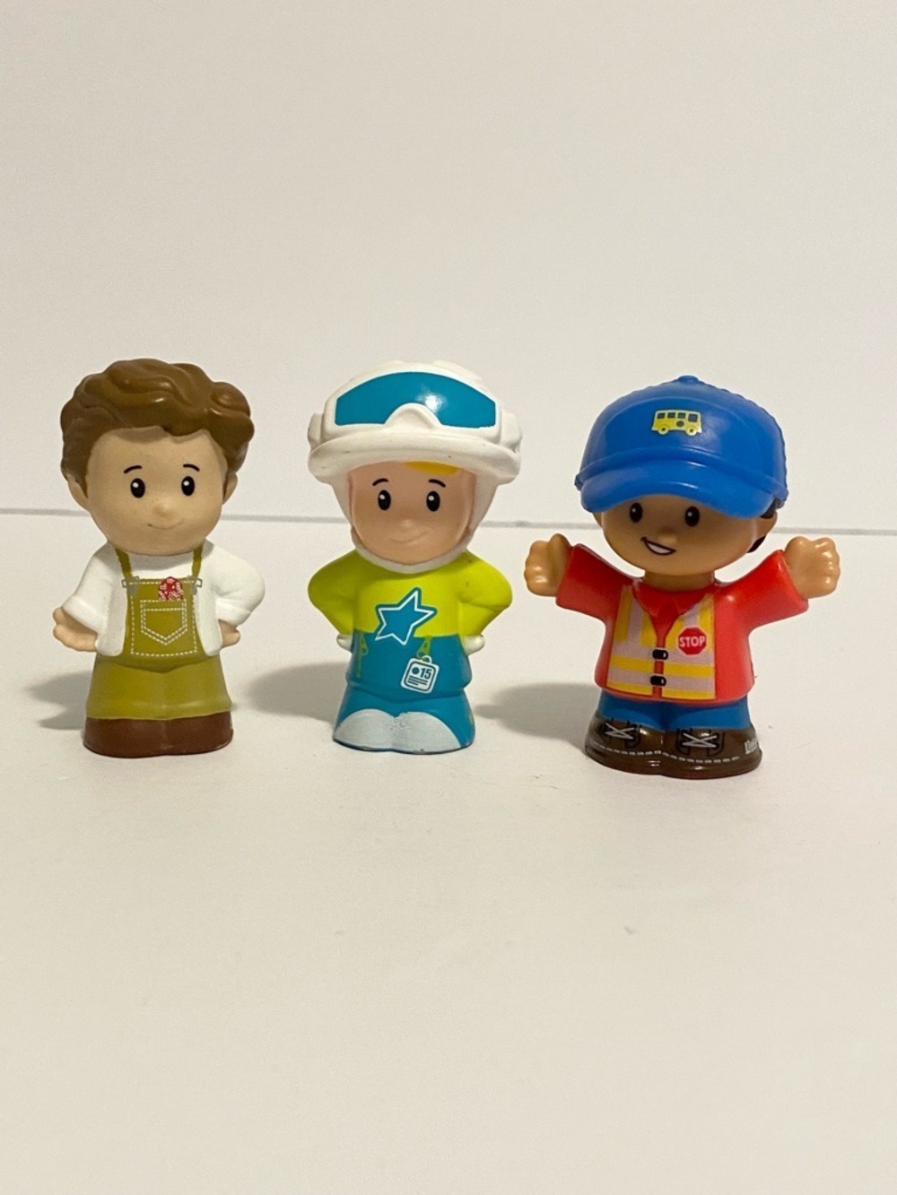 Little People Lot Player Kid School Playset Play Yard Figures x 3